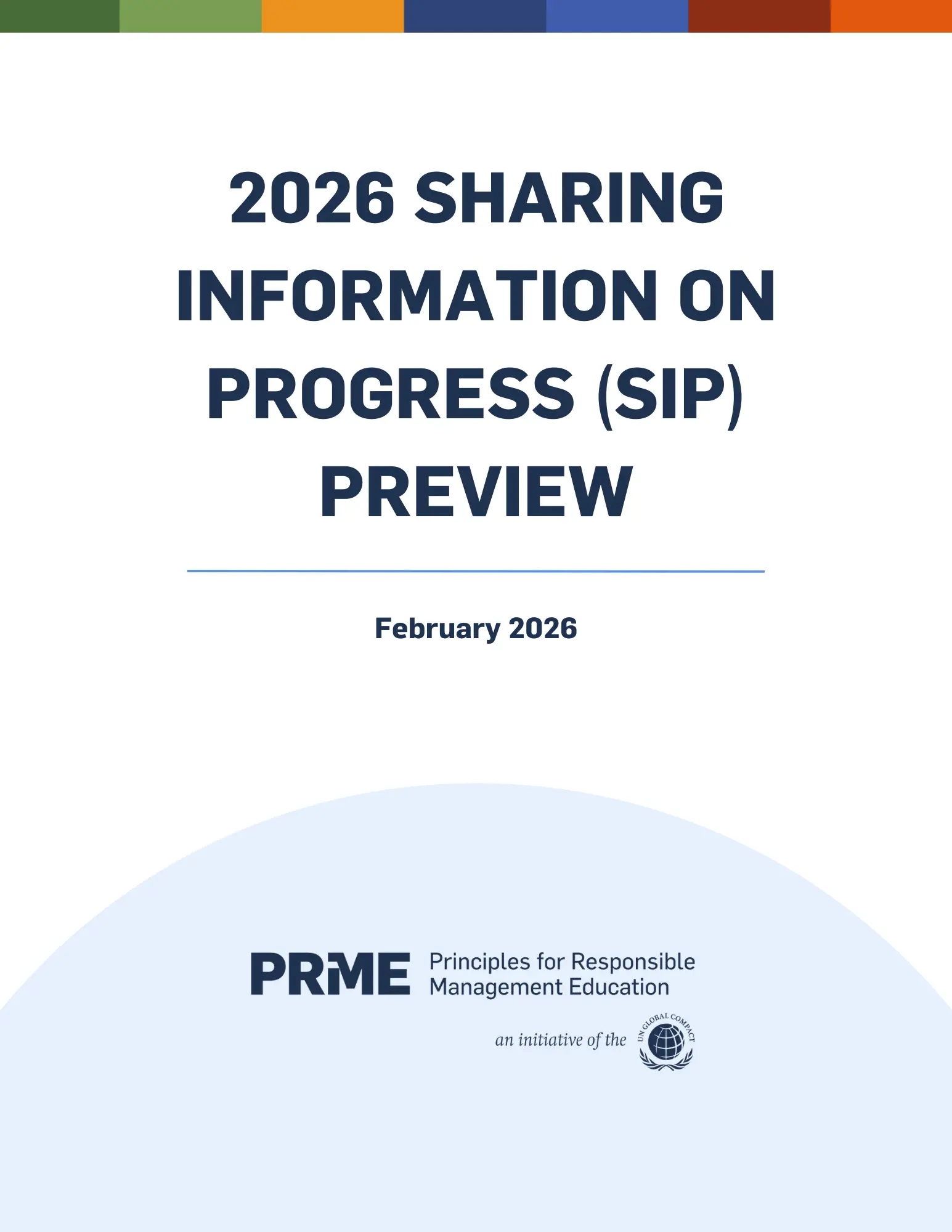 2026 Sharing Information on Progress (SIP) Preview