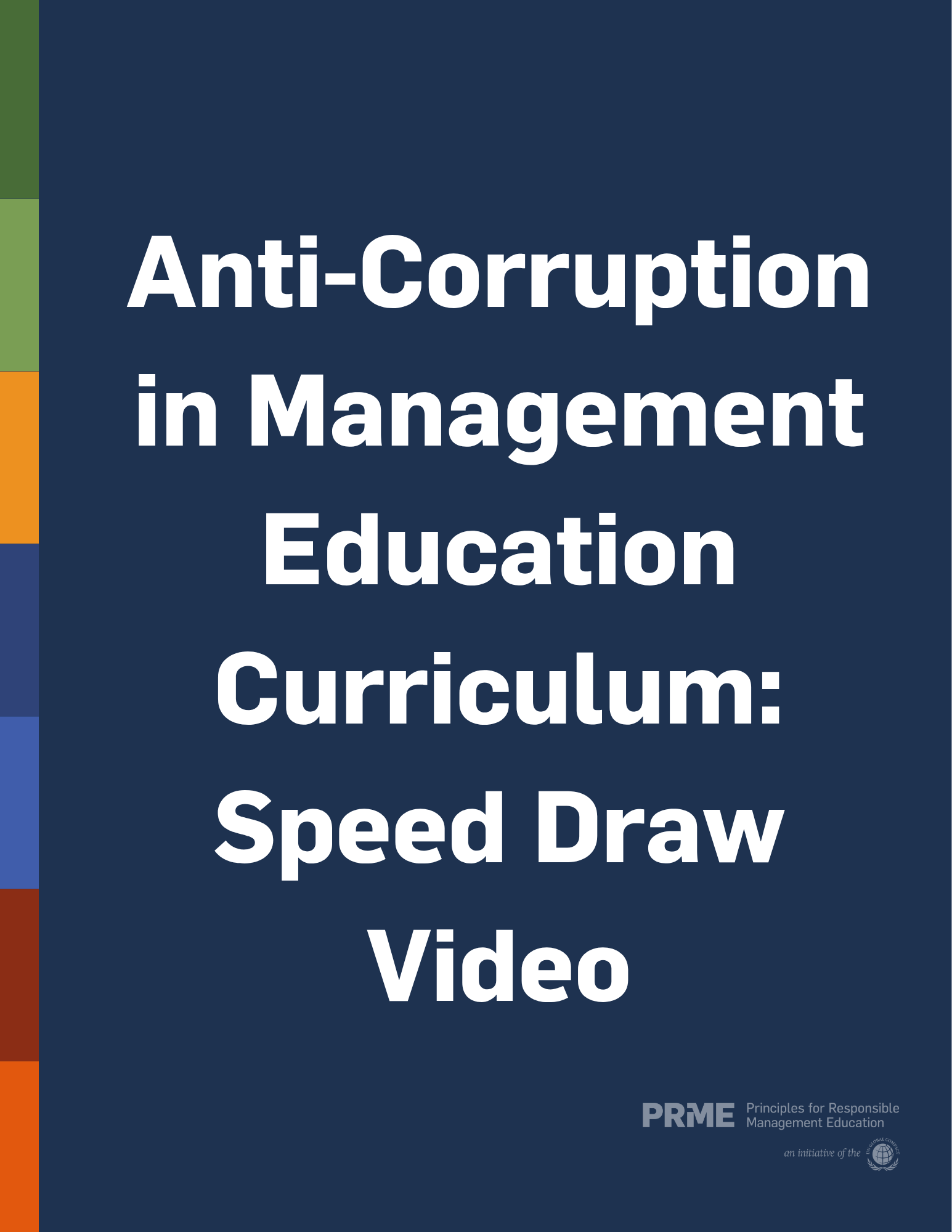 Anti Corruption in Management Education Curriculum Speed Draw Video