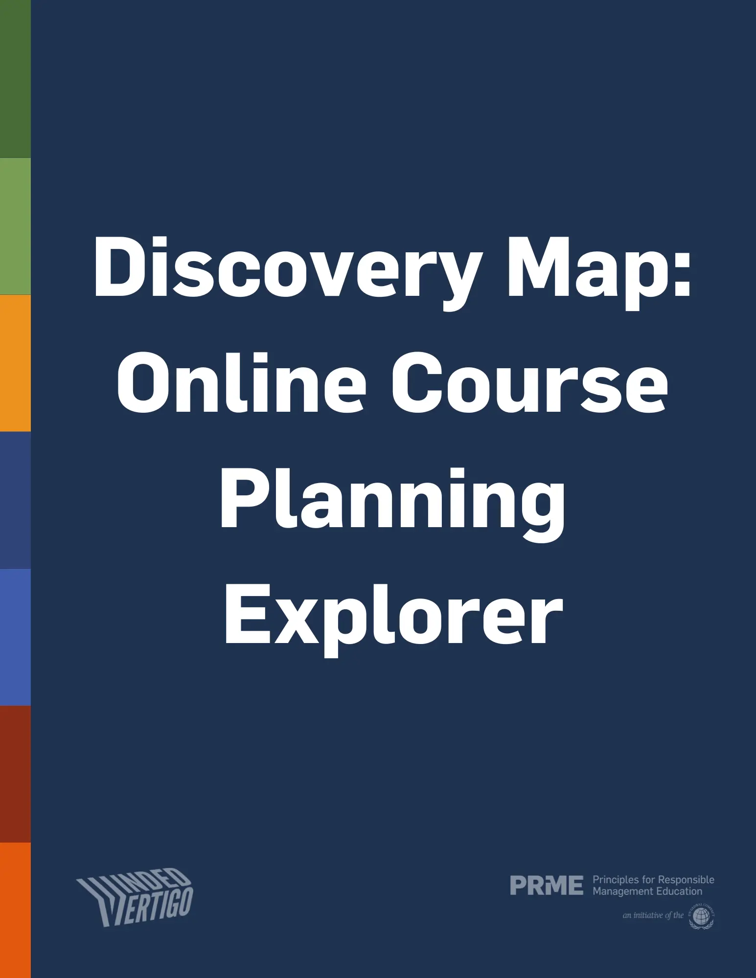 Discovery Map: Online Course Planning Explorer