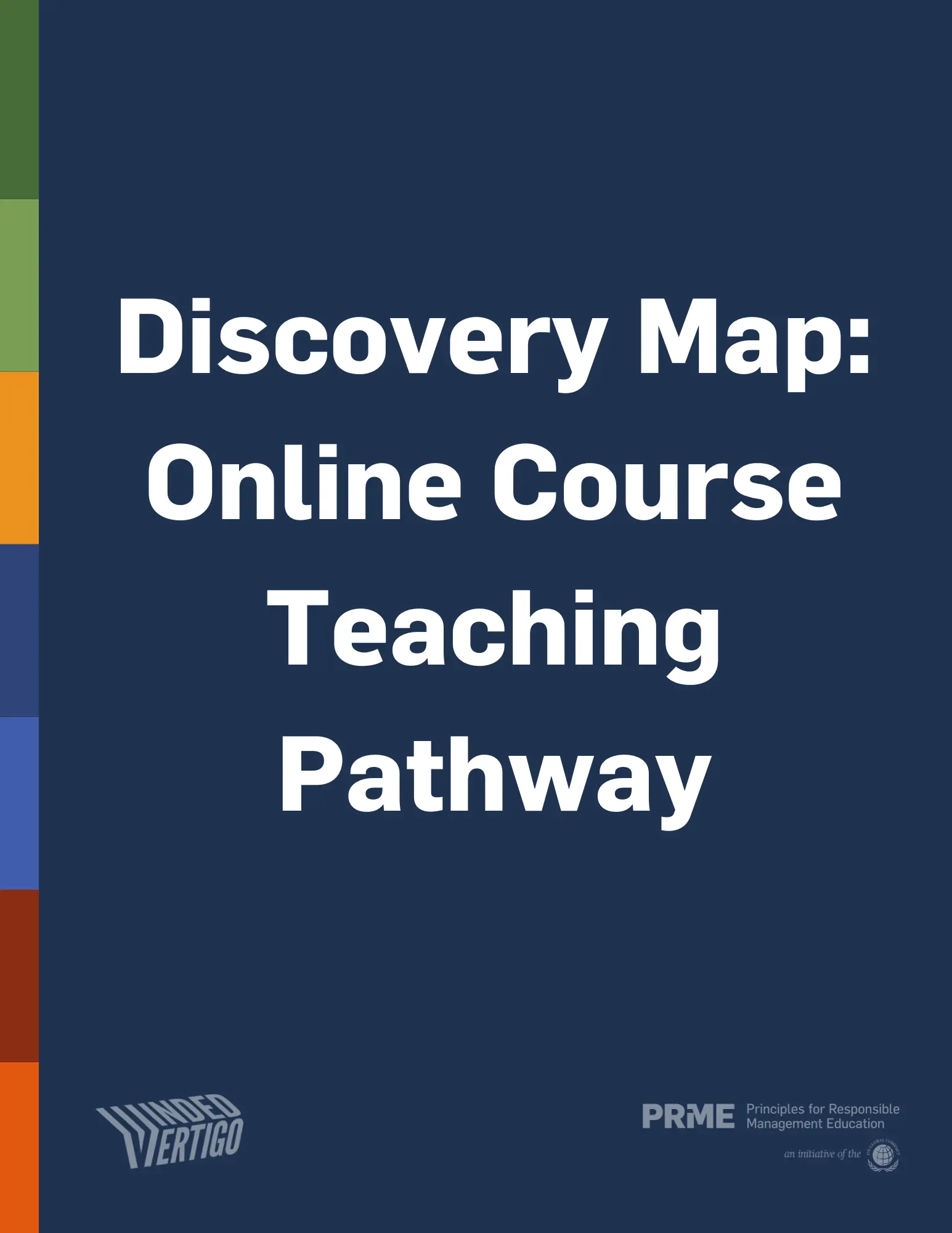 Discovery Map: Online Course Teaching Pathway