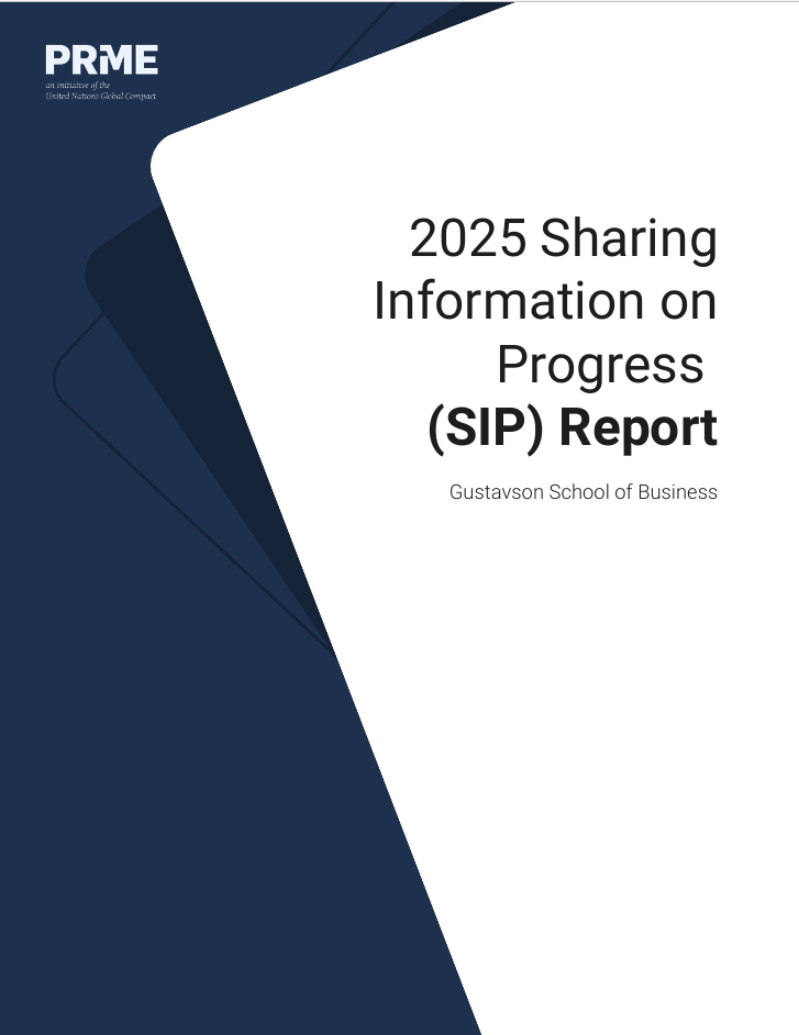 Gustavson School of Business SIP Report 2025