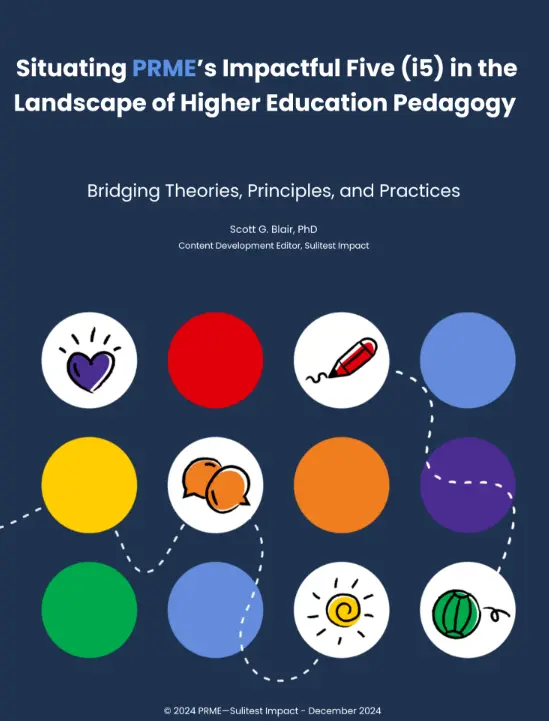 Situating PRME’s Impactful Five (i5) in the Landscape of Higher Education Pedagogy – Bridging Theories, Principles, and Practices