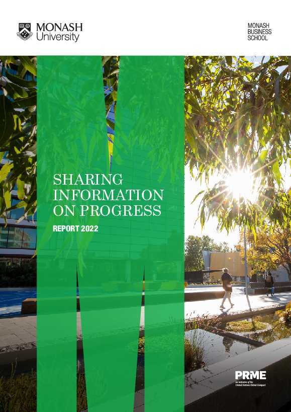 Monash Business School SIP 1.0 2022