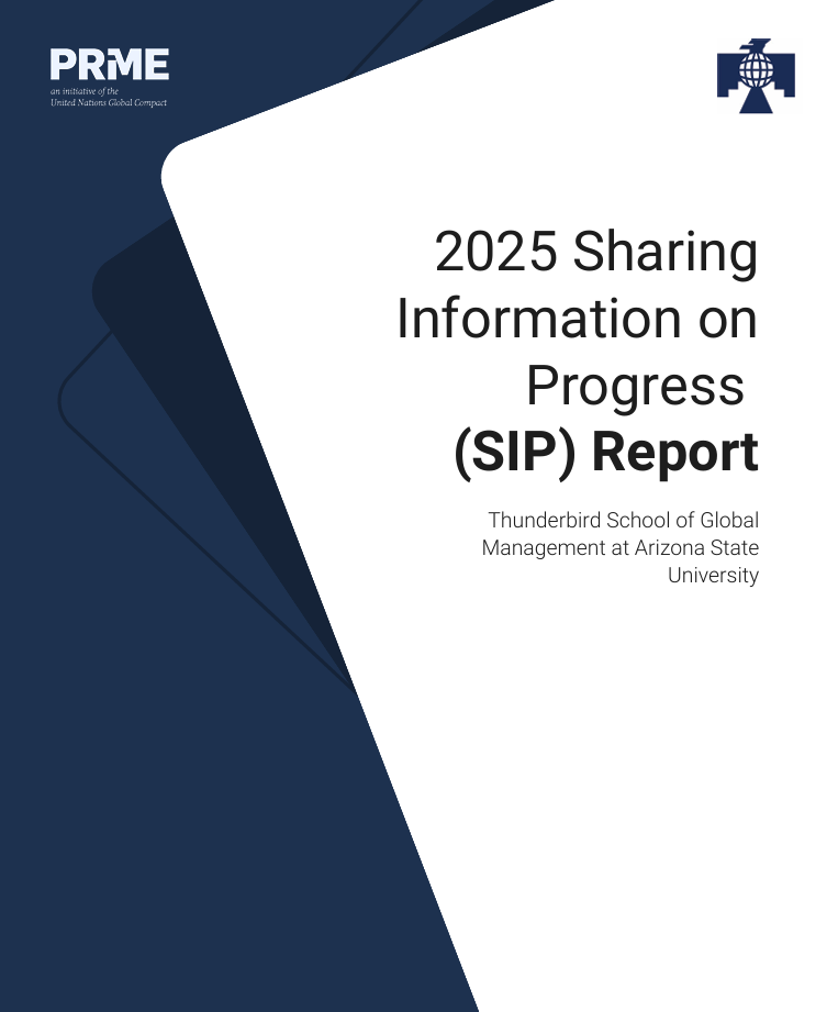 Thunderbird School of Global Management, Arizona State University 2025 SIP Report