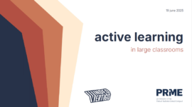 Active Learning in Large Classrooms