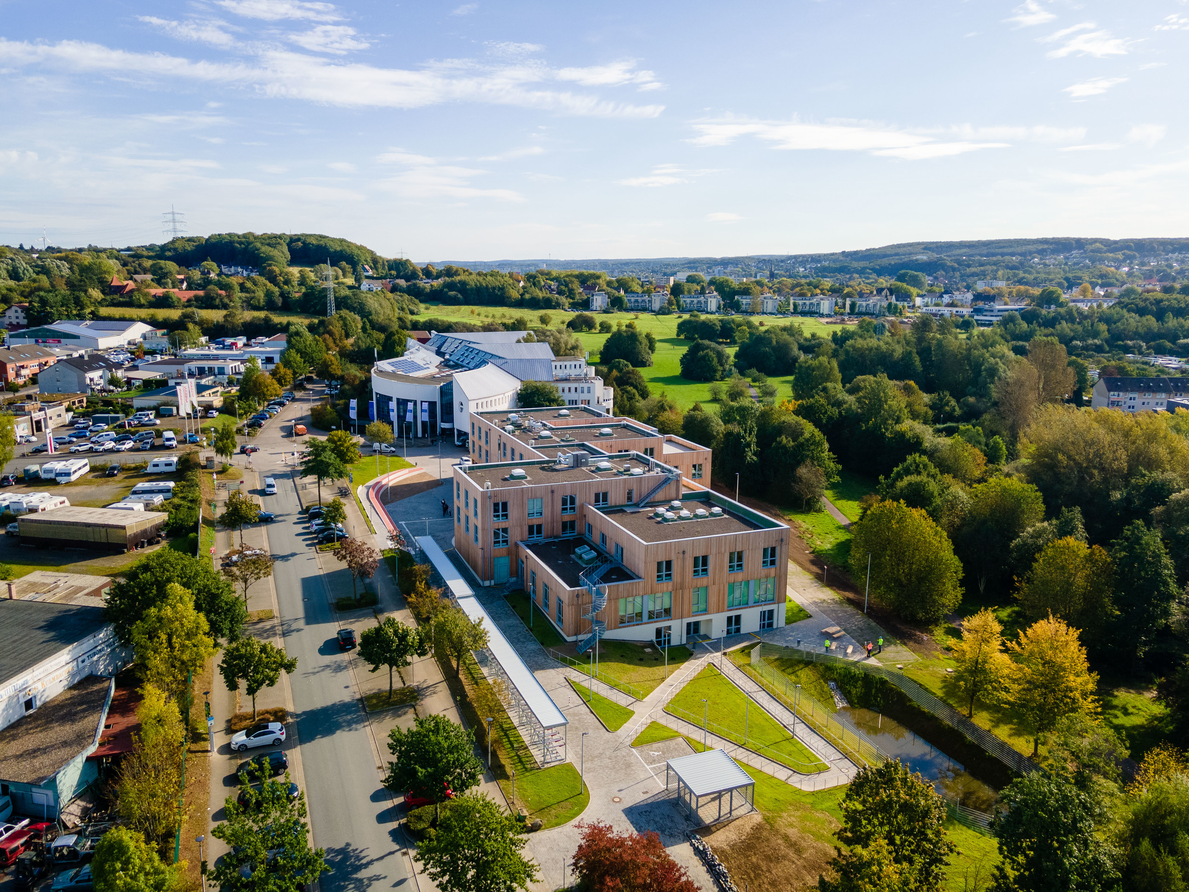 Campus luftaufnahme uwh 2021