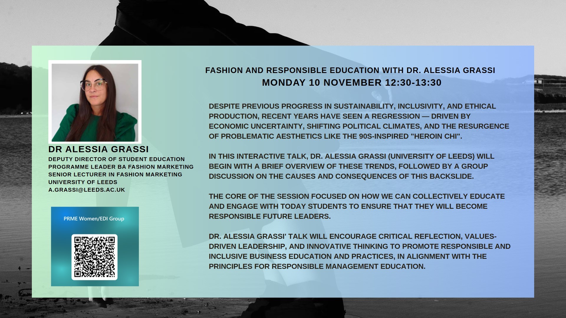 FASHION AND RESPONSIBLE EDUCATION WITH
